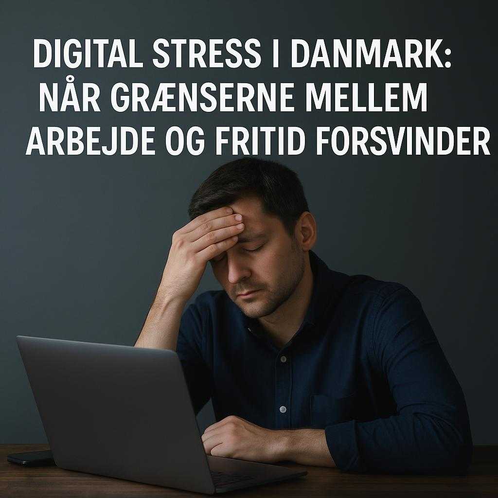 Digital stress i Danmark: Når grænserne mellem arbejde og fritid forsvinder